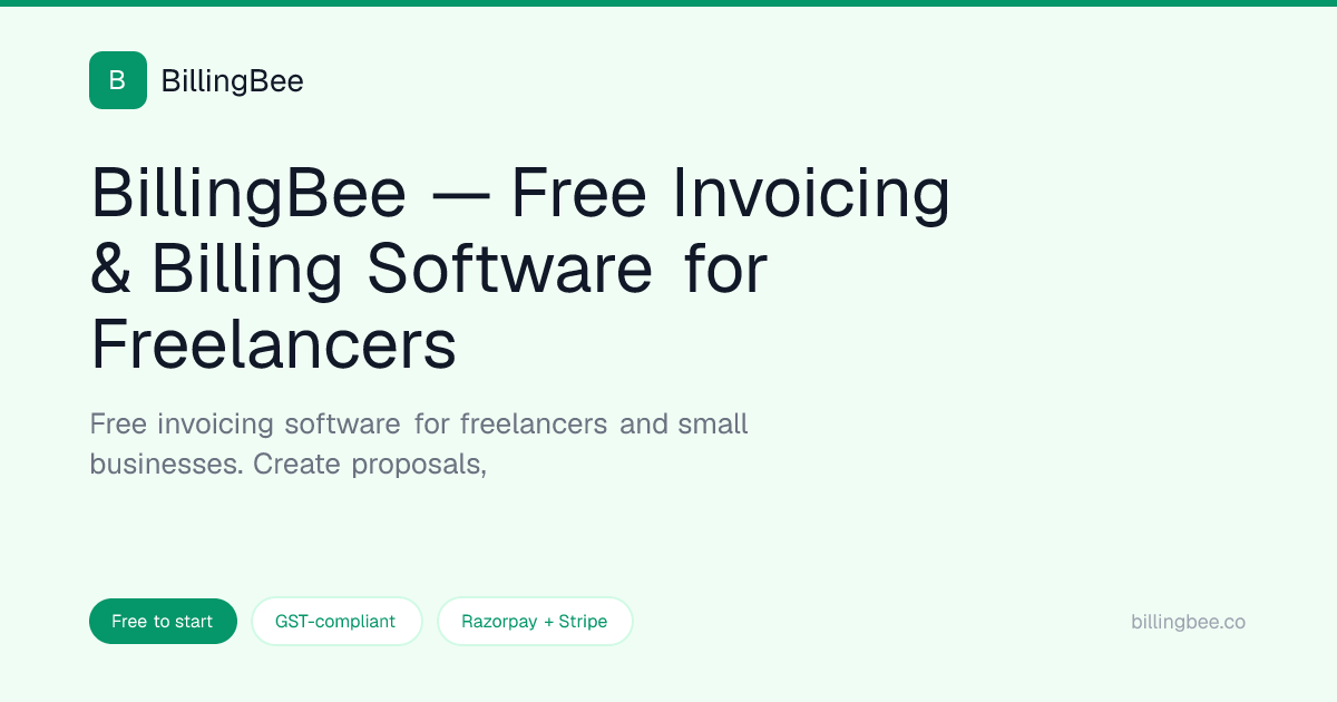 BillingBee.co screenshot