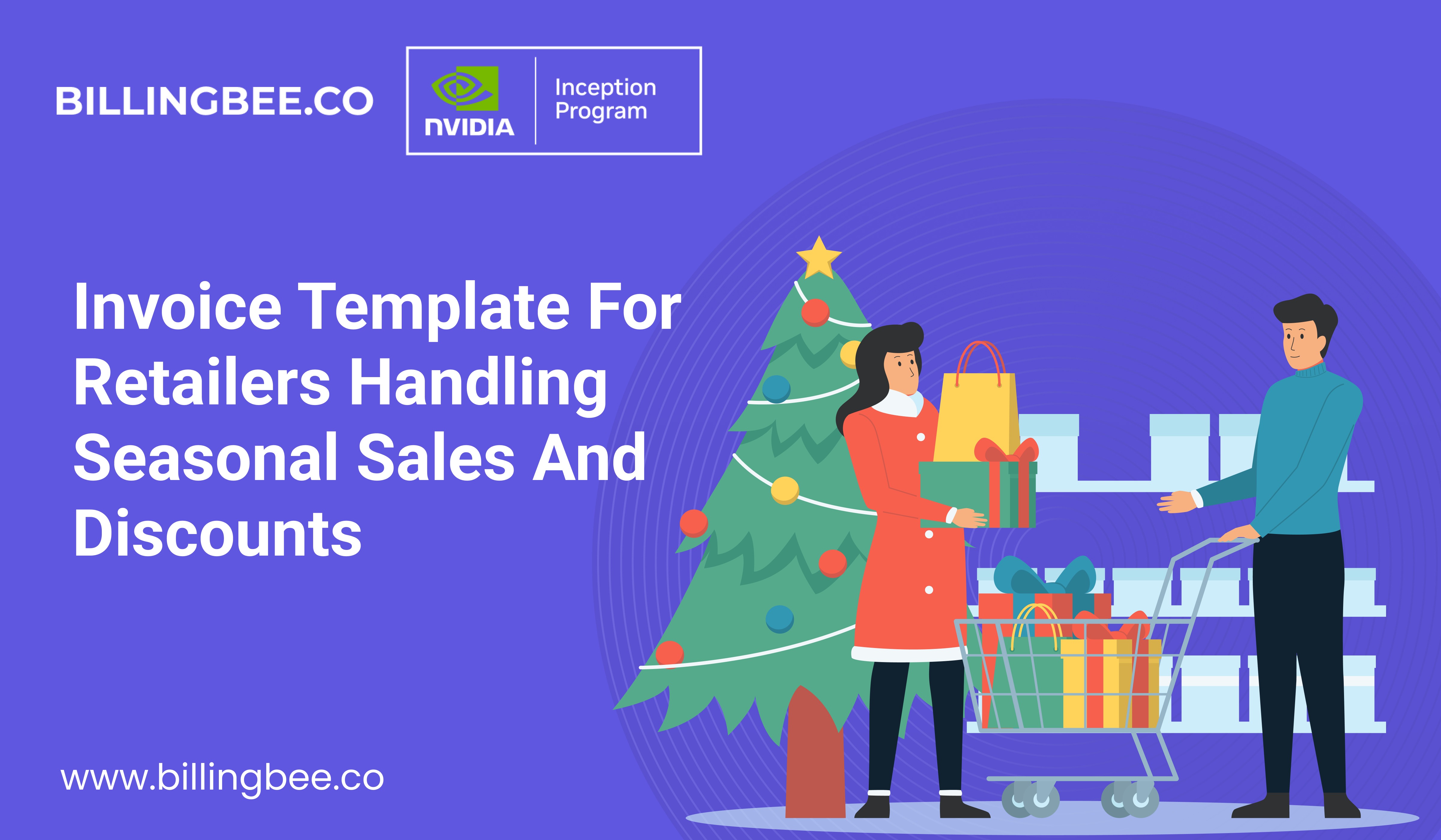 Invoice Template for Retailers Handling Seasonal Sales and Discounts<