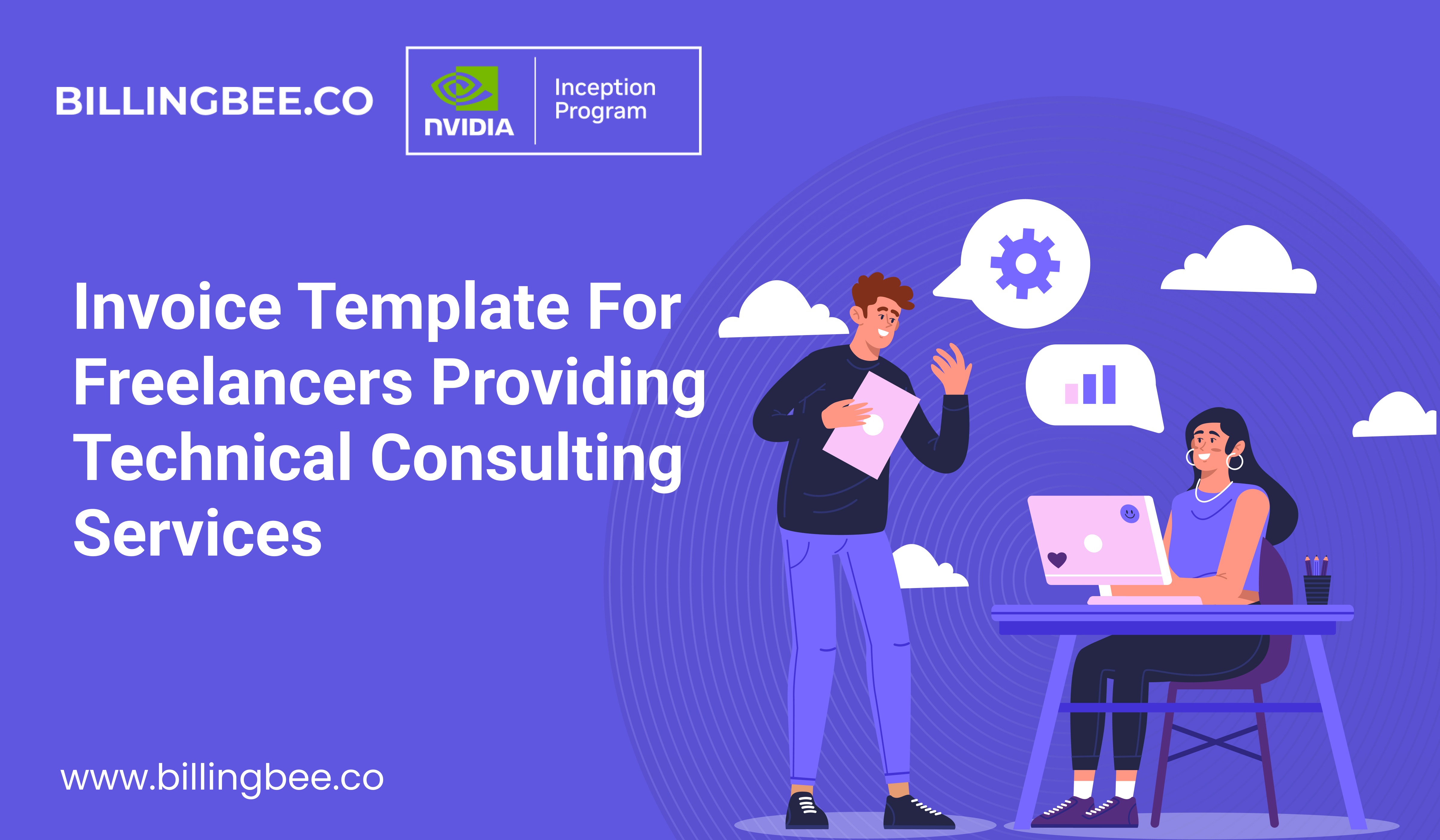 Invoice Template for Freelancers Providing Technical Consulting Services